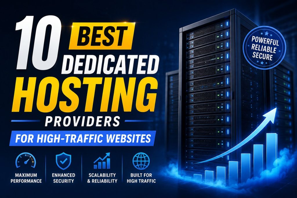 10 Best Dedicated Hosting Providers for High-Traffic Websites