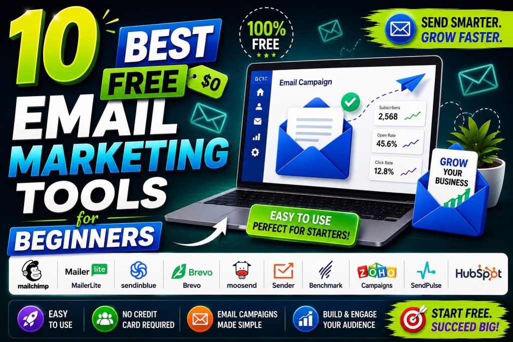 10 Best Free Email Marketing Tools for Beginners