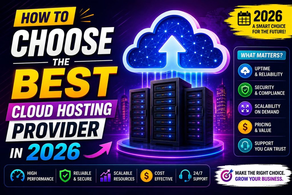 How to Choose the Best Cloud Hosting Provider in 2026